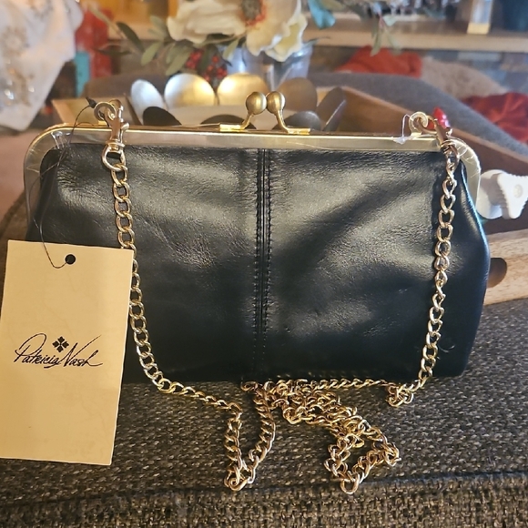 Patricia Nash Black and Gold Floral Clutch - Picture 10 of 12